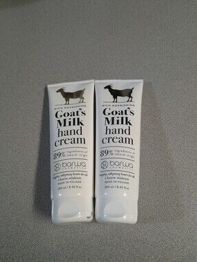 Set of 2 Barwa Rich Nourishing Goat’s Milk Hand Cream – 250 ml / 8.45 fl oz